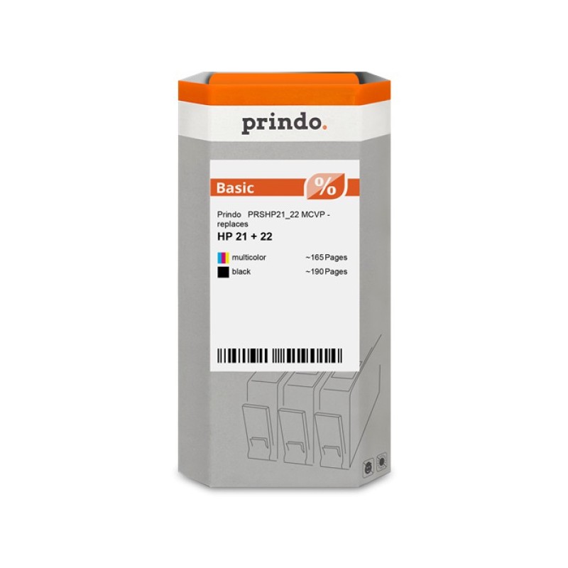 ORIGINAL Prindo Multipack nero / differenti colori PRSHP21_22 MCVP Basic