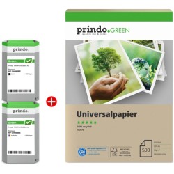 ORIGINAL Prindo Value Pack nero / differenti colori PRSHP301XLG MCVP Green XL ~810 Seiten