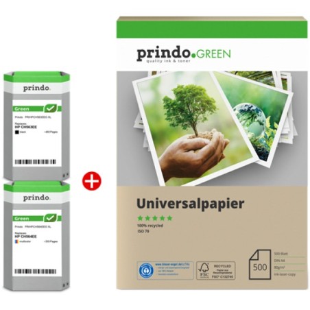 ORIGINAL Prindo Value Pack nero / differenti colori PRSHP301XLG MCVP Green XL ~810 Seiten