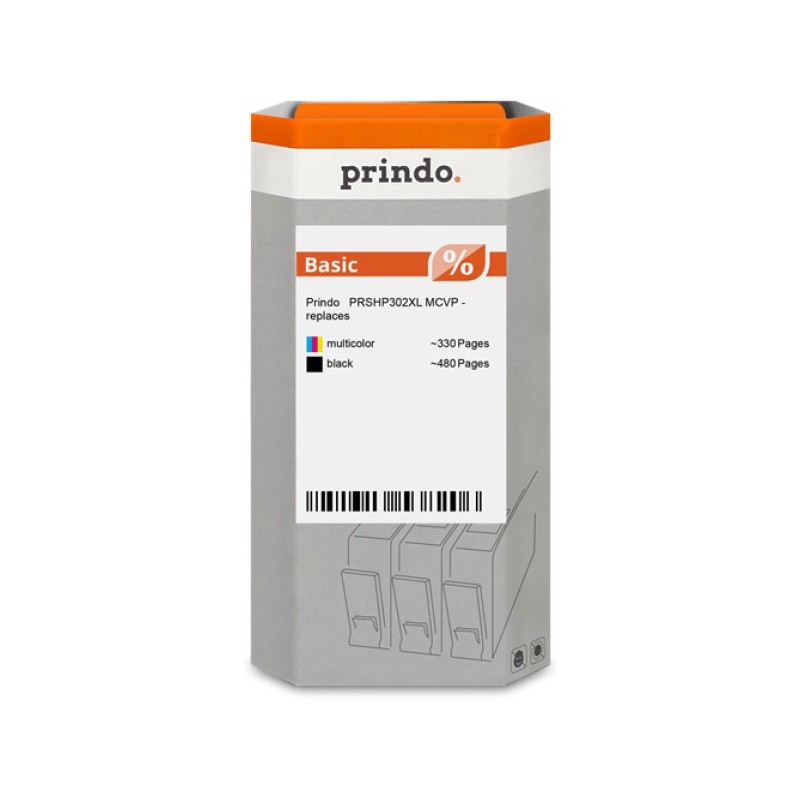 ORIGINAL Prindo Multipack nero / differenti colori PRSHP302XL MCVP Basic XL