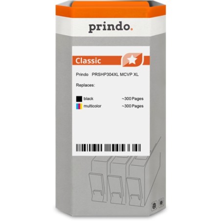 ORIGINAL Prindo Multipack nero / differenti colori PRSHP304XL MCVP Classic XL Prindo Basic: l'alternativa economica, di alta qua