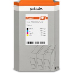 ORIGINAL Prindo Multipack nero / ciano / magenta / giallo PRSHP953XLPlus Classic compatibile con HP 953XL: 2x L0S70AE + 1x F6U16