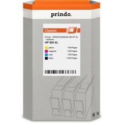 ORIGINAL Prindo Multipack nero / ciano / magenta / giallo PRSHPC2N92AE MCVP Classic XL