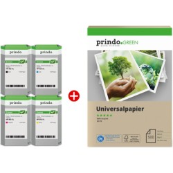 ORIGINAL Prindo Value Pack nero / ciano / magenta / giallo PRSHPC2P42AEG MCVP Green