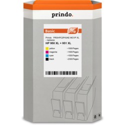 ORIGINAL Prindo Multipack nero / ciano / magenta / giallo PRSHPC2P43AE MCVP Basic XL Prindo Basic: l'alternativa economica, di a