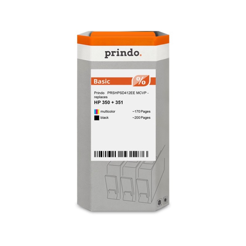 ORIGINAL Prindo Multipack nero / differenti colori PRSHPSD412EE MCVP Basic Prindo BASIC: L'alternativa economica, di alta qualit