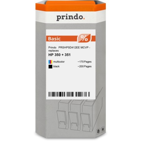 ORIGINAL Prindo Multipack nero / differenti colori PRSHPSD412EE MCVP Basic Prindo BASIC: L'alternativa economica, di alta qualit