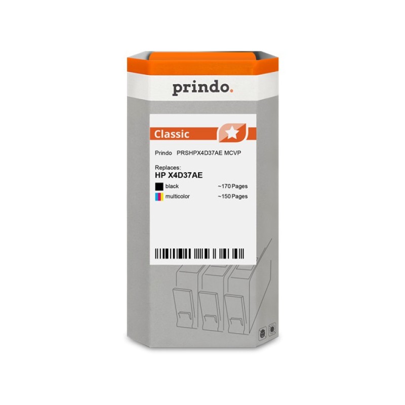 ORIGINAL Prindo Multipack nero / differenti colori PRSHPX4D37AE MCVP Classic