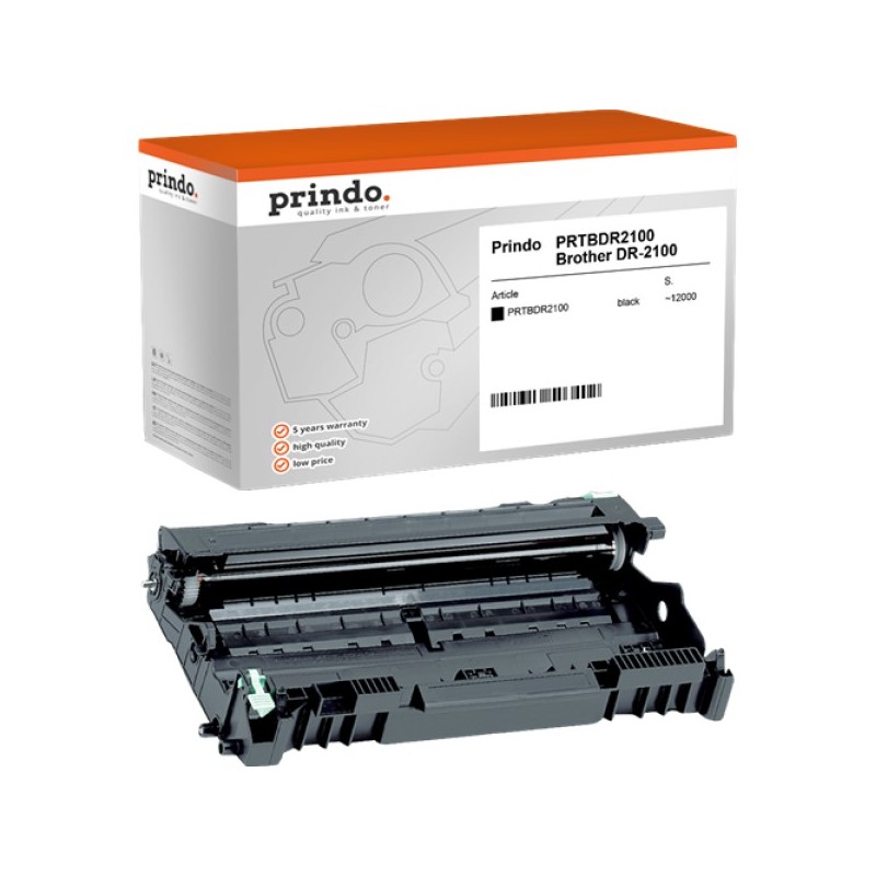 ORIGINAL Prindo Tamburo nero PRTBDR2100 Classic ~12000 Seiten dit alternativa per Brother DR-2100