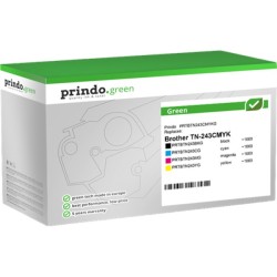 ORIGINAL Prindo Multipack nero / ciano / magenta / giallo PRTBTN243CMYKG Green ~4000 Seiten