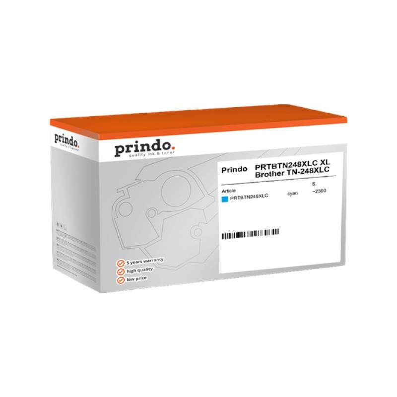 ORIGINAL Prindo toner ciano PRTBTN248XLC Classic XL ~2300 Seiten