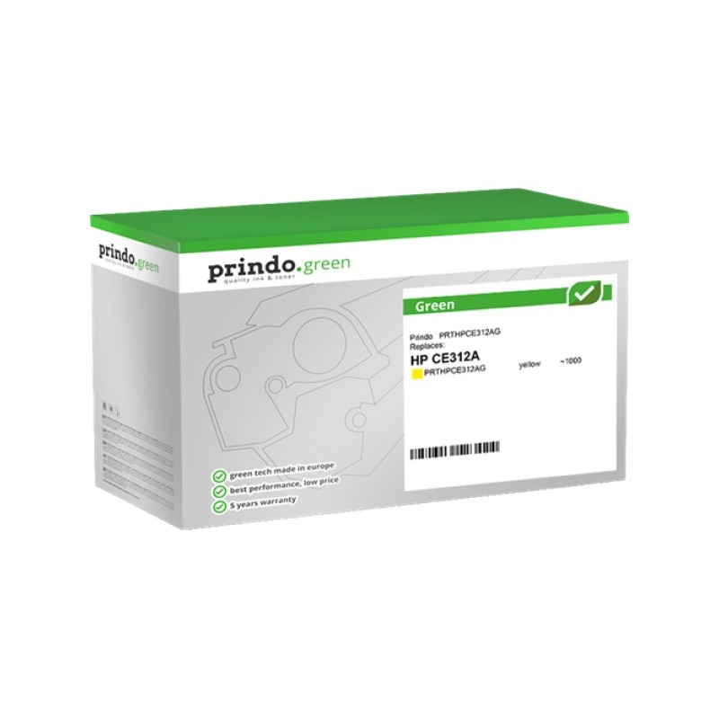 ORIGINAL Prindo toner giallo PRTHPCE312AG Green ~1000 Seiten