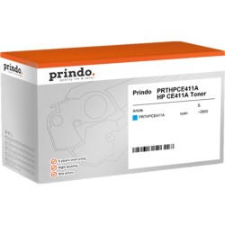 ORIGINAL Prindo toner ciano PRTHPCE411A Classic ~2600 Seiten alternativa per HP CE411A (305A)