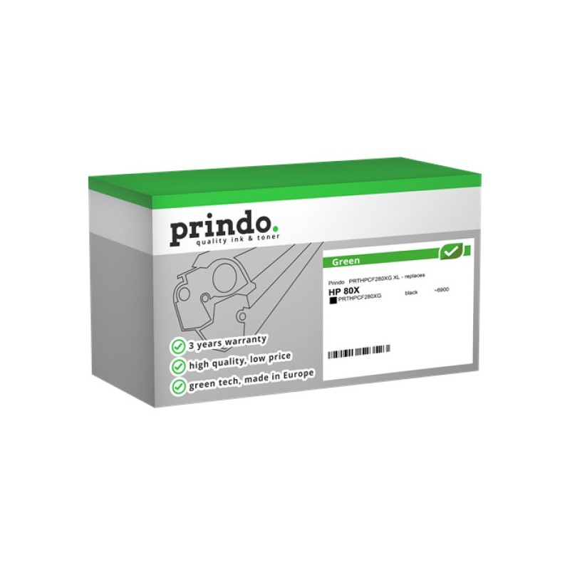 ORIGINAL Prindo toner nero PRTHPCF280XG Green XL ~6900 Seiten