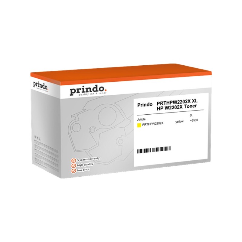 ORIGINAL Prindo toner giallo PRTHPW2202X Classic XL ~5500 Seiten