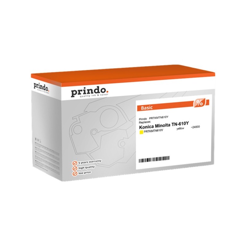 ORIGINAL Prindo toner giallo PRTKMTN610Y Basic ~24000 Seiten