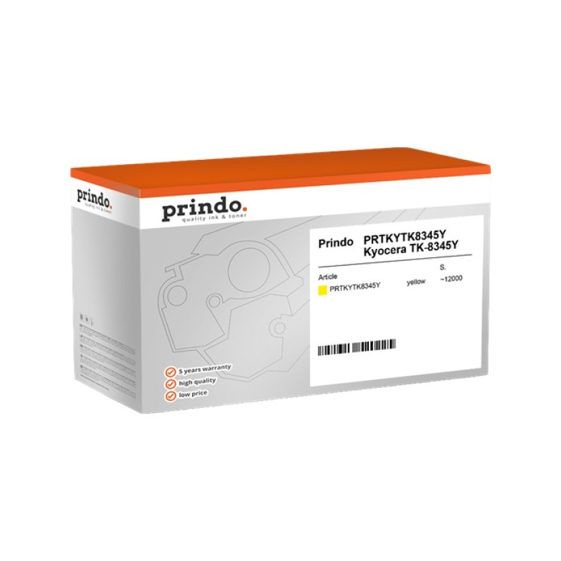 ORIGINAL Prindo toner giallo PRTKYTK8345Y Classic ~15000 Seiten