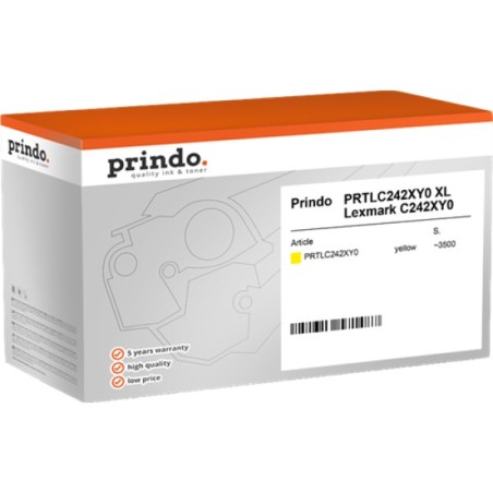 ORIGINAL Prindo toner giallo PRTLC242XY0 Classic XL ~3500 Seiten