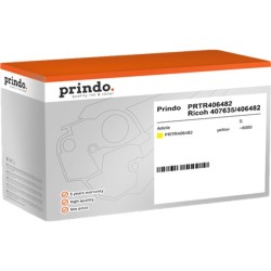 ORIGINAL Prindo toner giallo PRTR406482 Classic L ~6000 Seiten alternativa per Ricoh 406482 (407635 / SPC-310y)