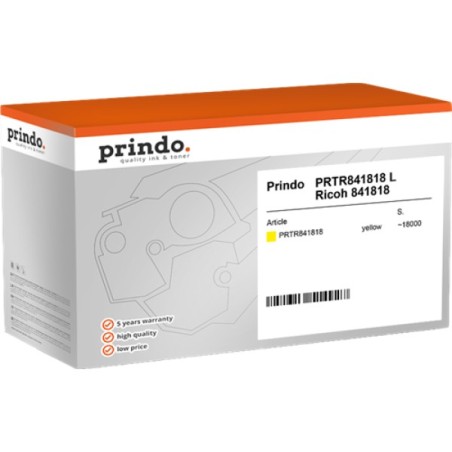 ORIGINAL Prindo toner giallo PRTR841818 Classic L ~18000 Seiten