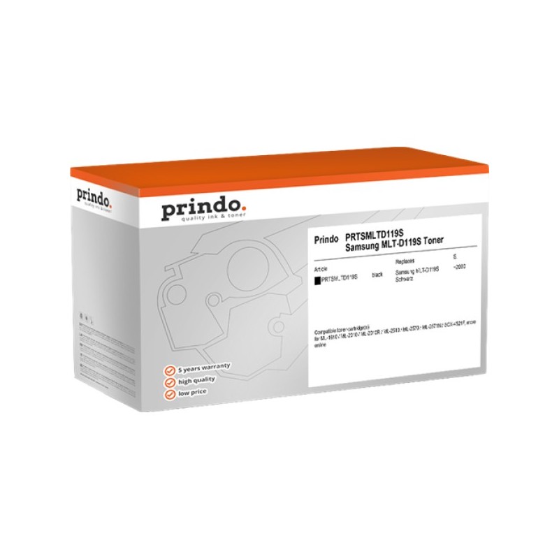 ORIGINAL Prindo toner nero PRTSMLTD119S Classic ~2000 Seiten