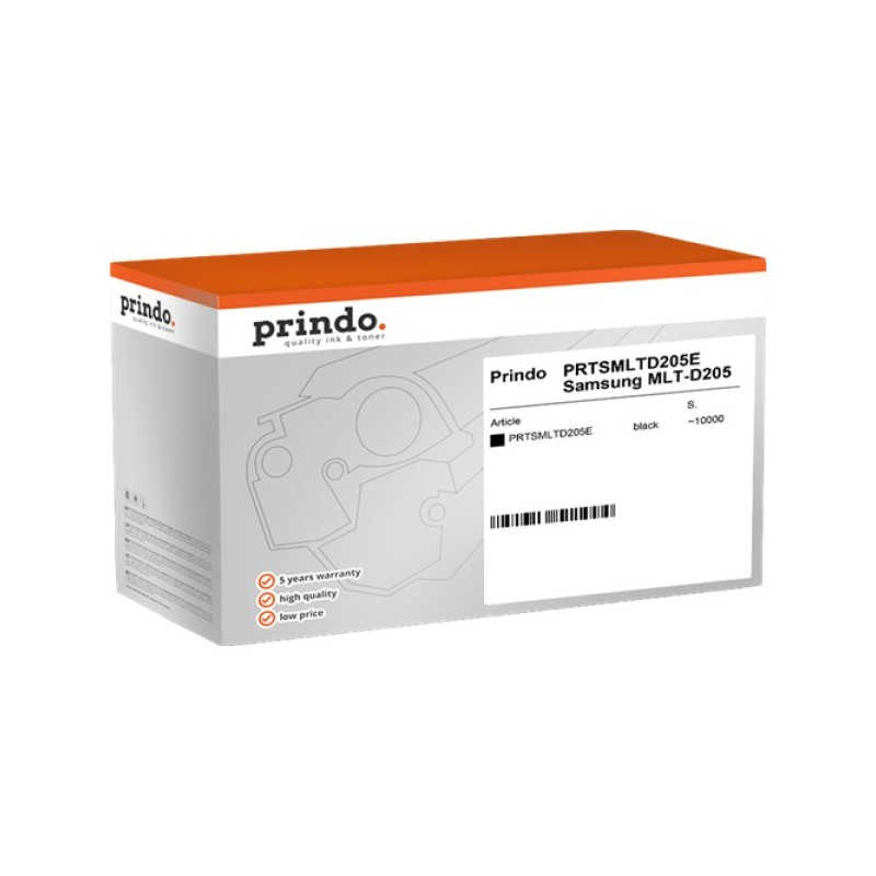 ORIGINAL Prindo toner nero PRTSMLTD205E Classic ~10000 Seiten alternativa per Samsung MLT-D205E