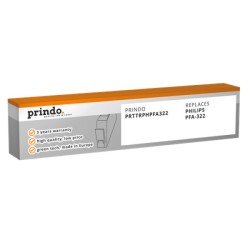 ORIGINAL Prindo nastro a trasferimento termico nero PRTTRPHPFA322 alternativa per Philips PFA-322