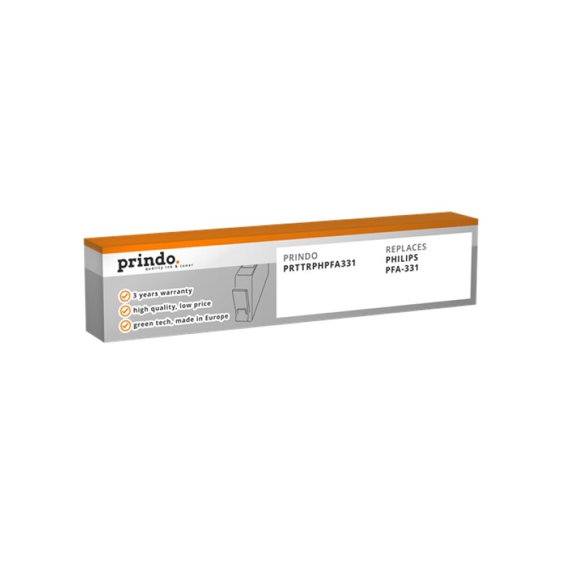 ORIGINAL Prindo nastro a trasferimento termico nero PRTTRPHPFA331 alternativa per Philips PFA-331