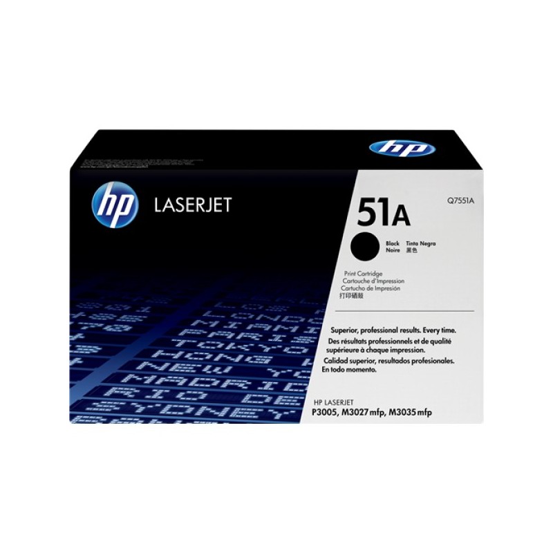 ORIGINAL HP toner nero Q7551A 51A ~6500 Seiten