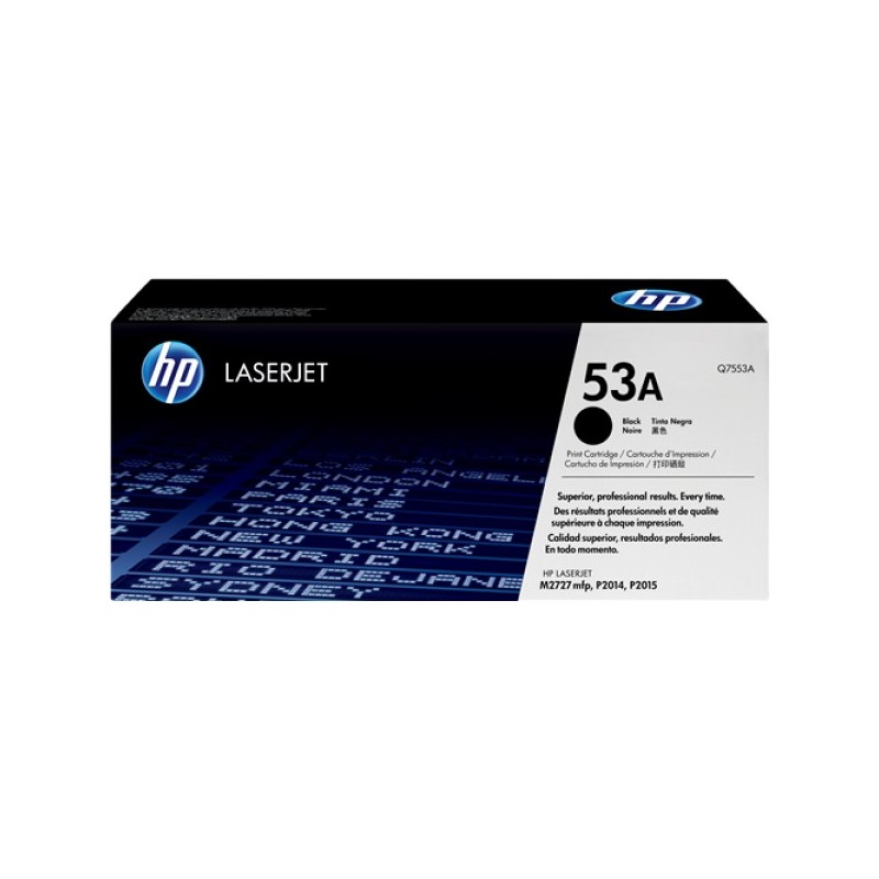 ORIGINAL HP toner nero Q7553A 53A ~3000 Seiten