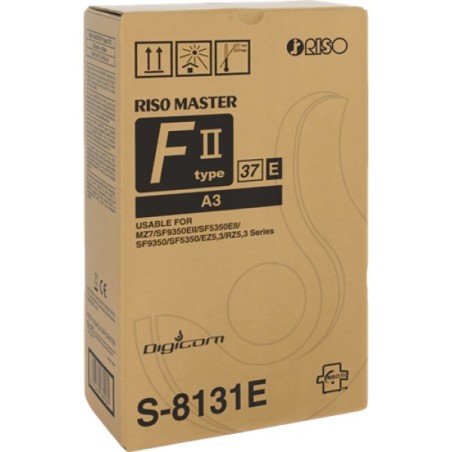 ORIGINAL Riso nastro a trasferimento termico S-8131E A3 Master A3, tipo Z 37, PU=2