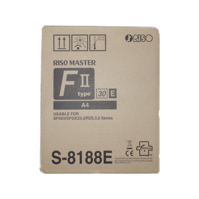 ORIGINAL Riso nastro a trasferimento termico S-8188E A4 Master A4, EZ-Type 30, PU=2