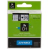 ORIGINAL DYMO Nastro Nero su bianco S0720680 40913 9mm x 7m, nastro standard D1