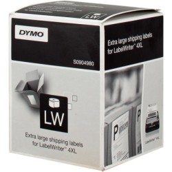 ORIGINAL DYMO Etichette Bianco S0904980 XL-Versand-Etiketten Etichette per spedizione, 104x159mm, bianco, 1x220 Pezzi.