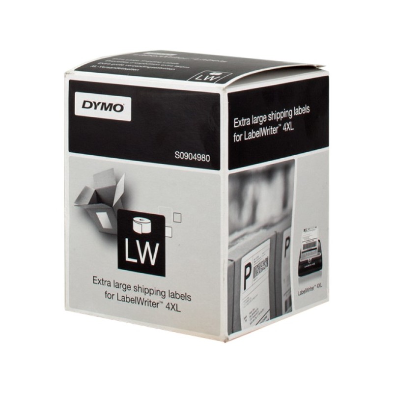 ORIGINAL DYMO Etichette Bianco S0904980 XL-Versand-Etiketten Etichette per spedizione, 104x159mm, bianco, 1x220 Pezzi.
