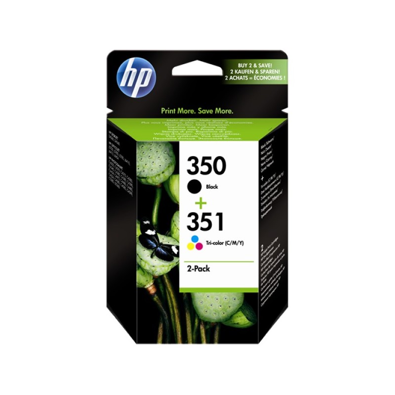 ORIGINAL HP Multipack nero / differenti colori SD412EE 350+351