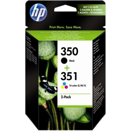 ORIGINAL HP Multipack nero / differenti colori SD412EE 350+351