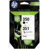 ORIGINAL HP Multipack nero / differenti colori SD412EE 350+351