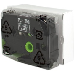 ORIGINAL Brother Nastro STe-141 ST-141 18 mm x 3 m, non laminato, nastro con stampino