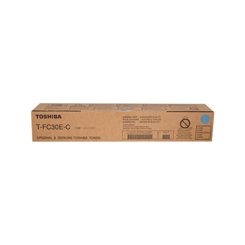 ORIGINAL Toshiba toner ciano T-FC30EC 6AG00004447 ~33600 Seiten