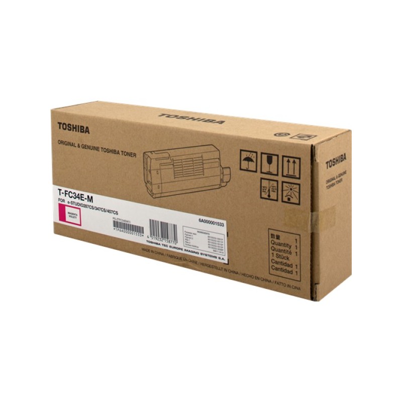 ORIGINAL Toshiba toner magenta T-FC34EM 6A000001533 ~11500 Seiten