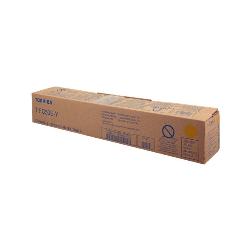 ORIGINAL Toshiba toner giallo T-FC50EY 6AJ00000111 ~33600 Seiten
