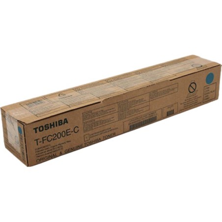 ORIGINAL Toshiba toner ciano T-FC200E-C 6AJ00000119 ~33600 Seiten