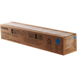 ORIGINAL Toshiba toner ciano T-FC210EC 6AJ00000159 ~33600 Seiten
