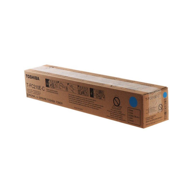 ORIGINAL Toshiba toner ciano T-FC210EC 6AJ00000159 ~33600 Seiten