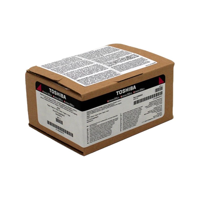 ORIGINAL Toshiba toner magenta T-FC305PM-R 6B000000751 ~3000 Seiten cartuccia di stampa riutilizzabile