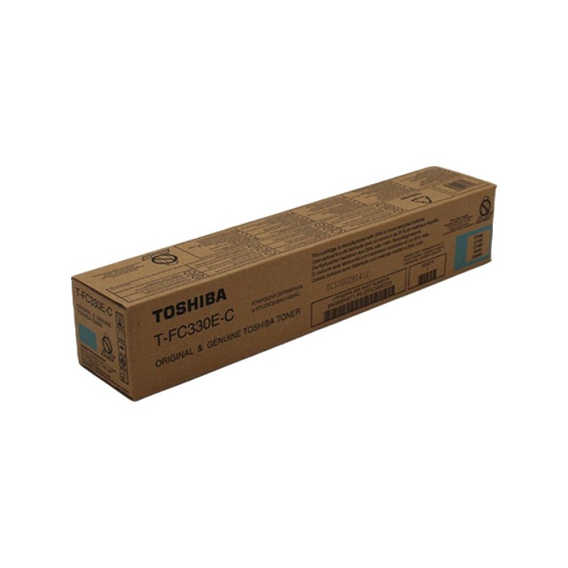ORIGINAL Toshiba toner ciano T-FC330EC 6AG00009130 ~18100 Seiten