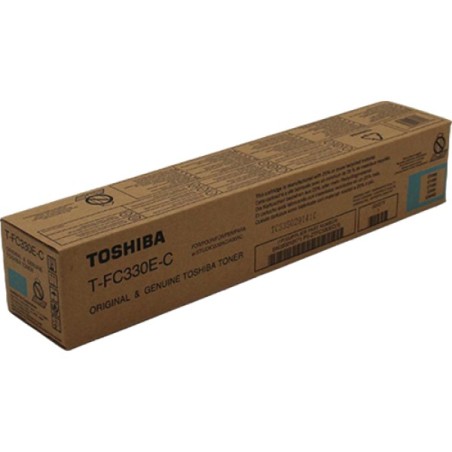 ORIGINAL Toshiba toner ciano T-FC330EC 6AG00009130 ~18100 Seiten