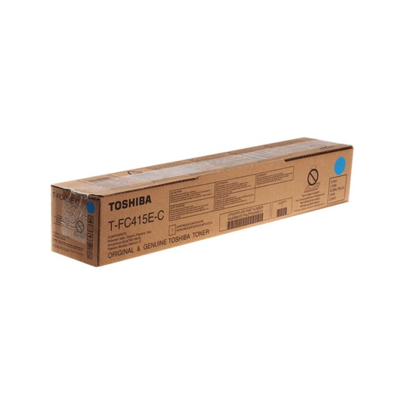ORIGINAL Toshiba toner ciano T-FC415EC 6AJ00000172 ~33600 Seiten