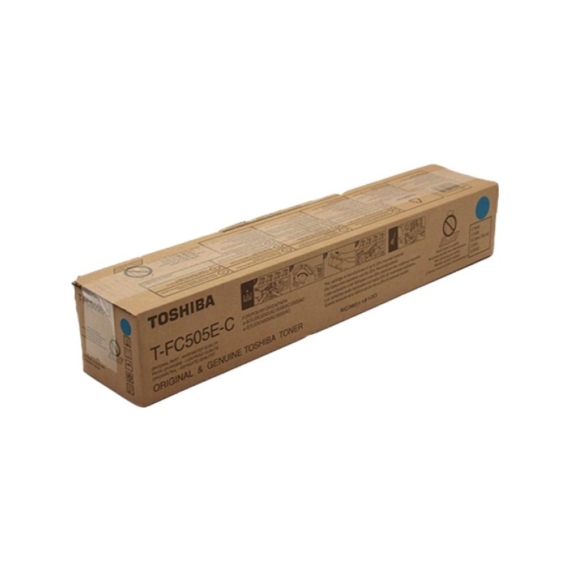 ORIGINAL Toshiba toner ciano T-FC505EC 6AJ00000135 ~33600 Seiten